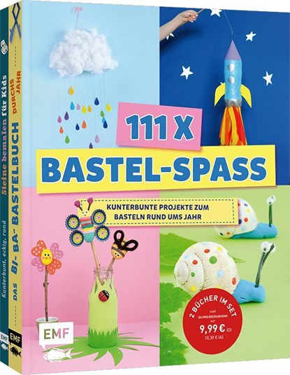 111 x Bastel-Spaß: 2 Bücher im Bundle, Simone Wunschel ; Lisa Vogel - Gebonden - 9783745922554