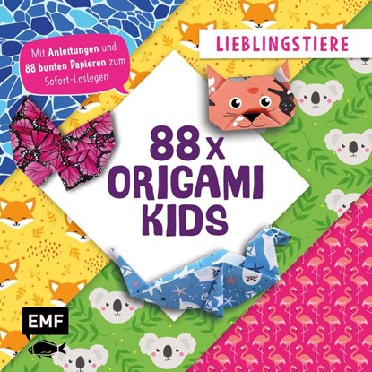 88 x Origami Kids - Lieblingstiere, Thade Precht - Paperback - 9783745923377