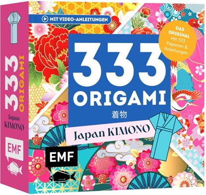 333 Origami - JAPAN Kimono - Zauberhaft asiatische Papiere falten,  - Paperback - 9783745924046