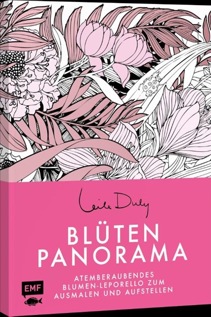 Blüten-Panorama | Atemberaubendes Blumen-Leporello zum Ausmalen und Aufstellen, Leila Duly - Paperback - 9783745930856