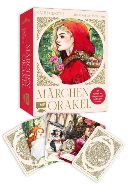 Orakel-Kartenset: Märchenorakel | Inspirierende Lehren und Weisheiten aus Rotkäppchen, Rapunzel, Rumpelstilzchen und Co., Kate Forsyth - Paperback - 9783745931266