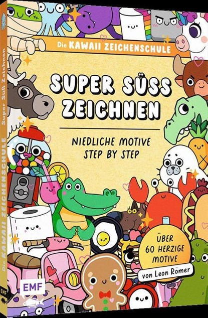 Die Kawaii-Zeichenschule - Super süß zeichnen, Leon Römer - Paperback - 9783745931464