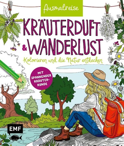 Ausmalreise Kräuterduft und Wanderlust, niet bekend - Paperback - 9783745931488