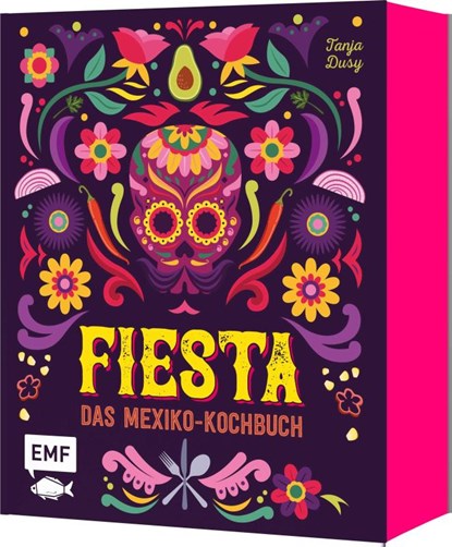 Fiesta - Das Mexiko-Kochbuch - mit edler Ausstattung und Farbschnitt, Tanja Dusy - Gebonden - 9783745932157