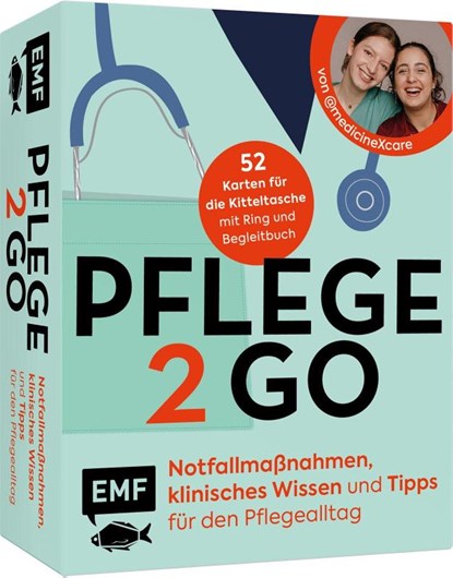 Kartenset: Pflege to go - Notfallmaßnahmen, klinisches Wissen und Tipps für den Pflegealltag | für Krankenpflege, Altenpflege, Pflege zu Hause | von #medicineXcare, Isabelle Doczy ; Regina Girgis - Paperback - 9783745932195