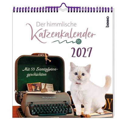 Der himmlische Katzenkalender 2027, Heike Wendler - Paperback - 9783746268880