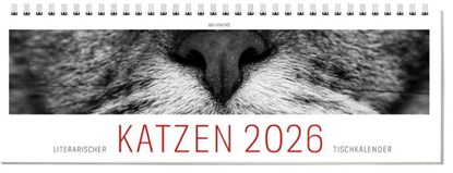 Tischkalender Katzen 2026, Vivendi Ars - Paperback - 9783747206867