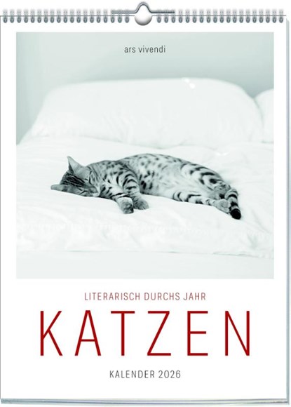 Katzen - Literarisch durchs Jahr 2026, Vivendi Ars - Paperback - 9783747206904