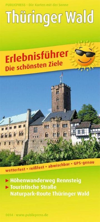 Thuringian Forest, adventure guide and map 1:160,000, niet bekend - Gebonden - 9783747300145