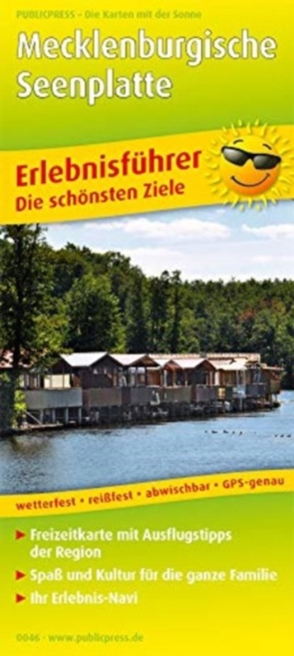 Mecklenburg Lake District, adventure guide and map 1:180,000, niet bekend - Gebonden - 9783747300466