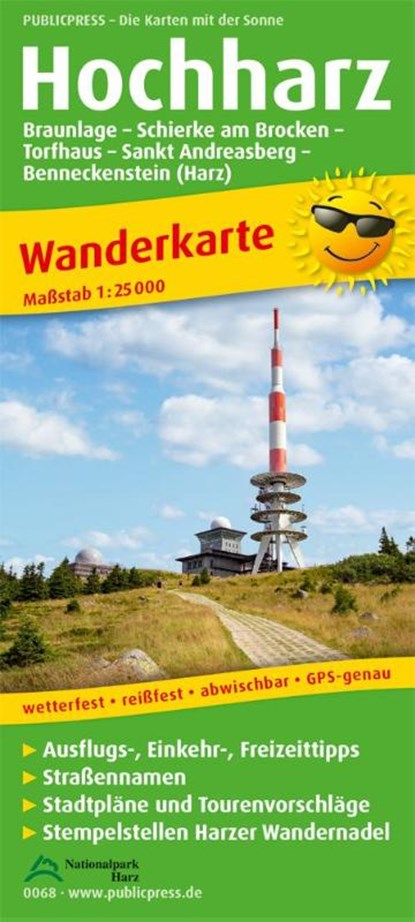 HOCHHARZ 068 HIKING MAP, niet bekend - Gebonden - 9783747300688