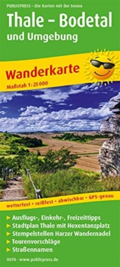 Thale - Bodetal and surroundings, hiking map 1:25,000, niet bekend - Gebonden - 9783747300787