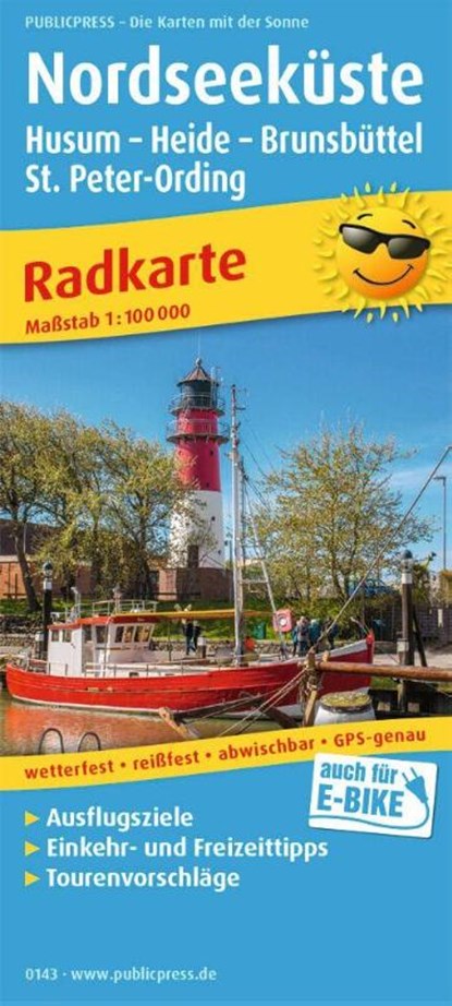 North Sea coast, cycling map 1:100,000, niet bekend - Gebonden - 9783747301432