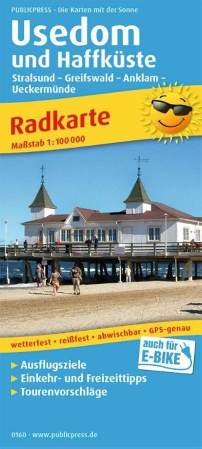 Usedom and Lagoon Coast, cycle map 1:100,000, niet bekend - Gebonden - 9783747301609