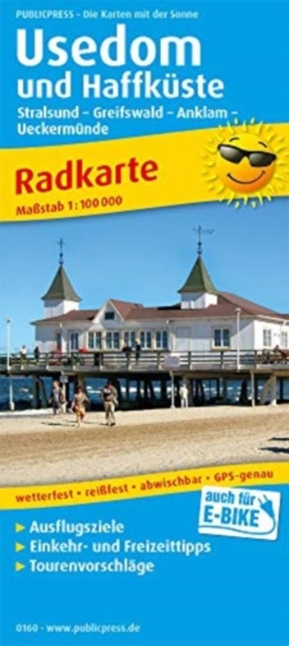 Usedom and Lagoon Coast, cycle map 1:100,000, niet bekend - Gebonden - 9783747301609