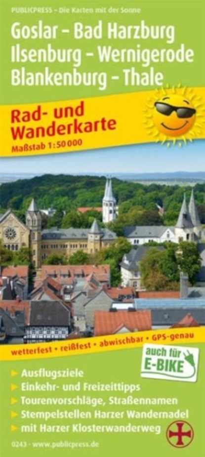Goslar - Bad Harzburg - Ilsenburg, cycling and hiking map 1:50,000, niet bekend - Gebonden - 9783747302439