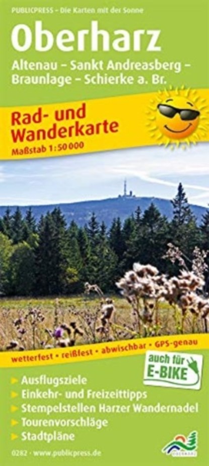 Upper Harz, cycling and hiking map 1:50,000, niet bekend - Gebonden - 9783747302828