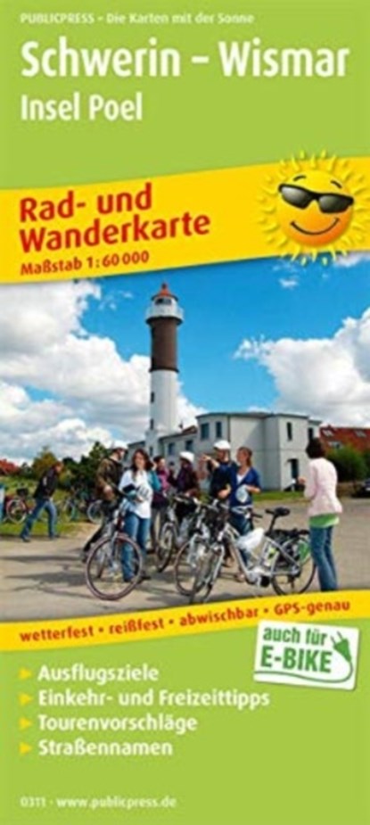 Schwerin - Wismar, cycling and hiking map 1:60,000, niet bekend - Gebonden - 9783747303115