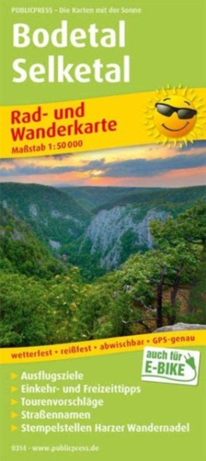 Bodetal - Selketal, cycling and hiking map 1:50,000, niet bekend - Gebonden - 9783747303146