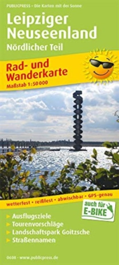 Leipziger Neuseenland - northern part, cycling and hiking map 1:50,000, niet bekend - Gebonden - 9783747306086