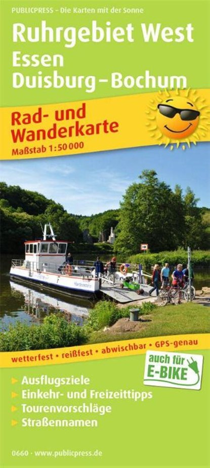 Ruhr area west, cycling and hiking map 1:50,000, niet bekend - Gebonden - 9783747306604