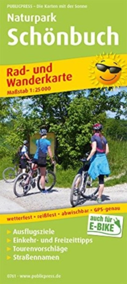 Schoenbuch Nature Park, cycling and hiking map 1:25,000, niet bekend - Gebonden - 9783747307618