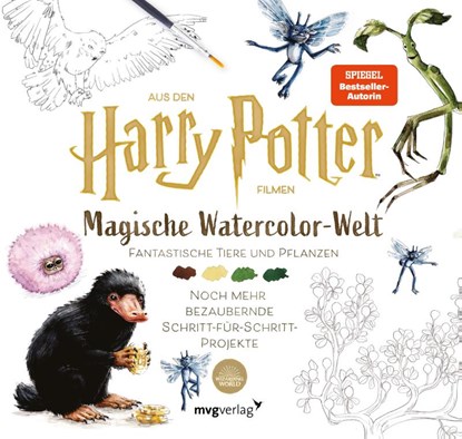 Magische Watercolor-Welt - Fantastische Tiere und Pflanzen, Tugce Audoire - Paperback - 9783747405383