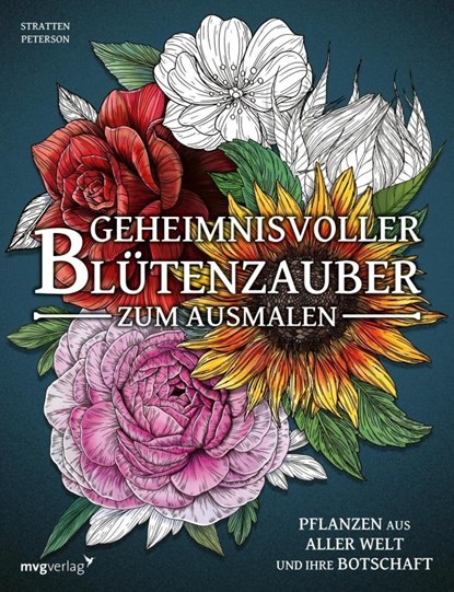 Geheimnisvoller Blütenzauber zum Ausmalen, Stratten Peterson - Paperback - 9783747407516