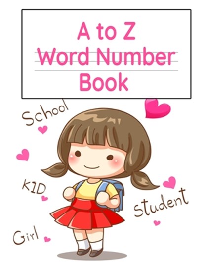 A to Z Word Number Book, Dotty Page - Paperback - 9783749738687