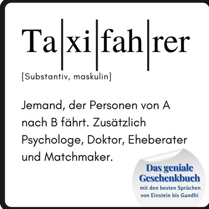 Taxifahrer, Steffi Meier - Paperback - 9783750518438