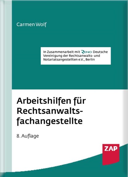 Arbeitshilfen für Rechtsanwaltsfachangestellte, Carmen Wolf - Paperback - 9783750800267