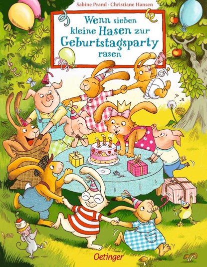 Wenn sieben kleine Hasen zur Geburtstagsparty rasen, Sabine Praml - Gebonden - 9783751203166