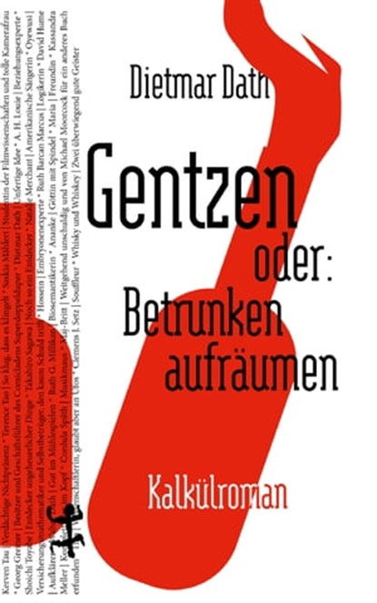 Gentzen oder: Betrunken aufräumen, Dietmar Dath - Ebook - 9783751800365