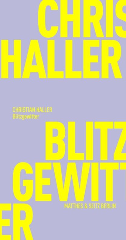 Blitzgewitter, Christian Haller - Paperback - 9783751805575