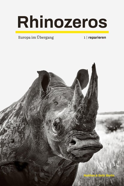 Rhinozeros I, Markus Messling ;  Franck Hofmann ;  Teresa Koloma Beck ;  Priya Basil - Paperback - 9783751807005