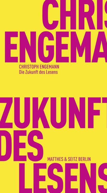 Die Zukunft des Lesens, Christoph Engemann - Paperback - 9783751830416