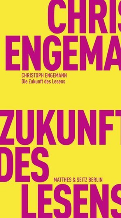 Die Zukunft des Lesens, Christoph Engemann - Ebook - 9783751830423