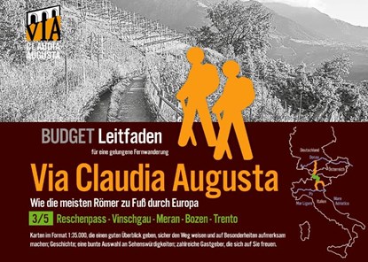 Fern-Wander-Route Via Claudia Augusta 3/5 Reschenpass-Trento Budget, Christoph Tschaikner - Paperback - 9783751966832