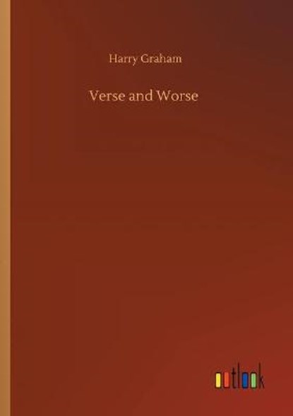 Verse and Worse, GRAHAM,  Harry - Paperback - 9783752328752