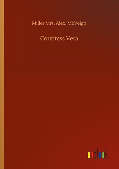 Countess Vera, Mrs Miller Alex McVeigh - Paperback - 9783752419382