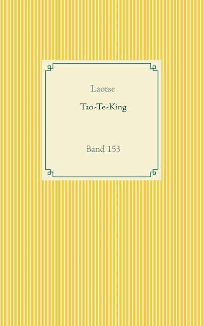 Tao Te King, Laotse - Paperback - 9783752671933