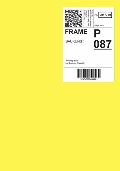 Baukunst. Frame, niet bekend - Paperback - 9783753309460