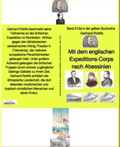 Abessinien-Expedition 1868 – Band 212e in der gelben Buchreihe – bei Jürgen Ruszkowski, Gerhard Rohlfs - Ebook - 9783754983454