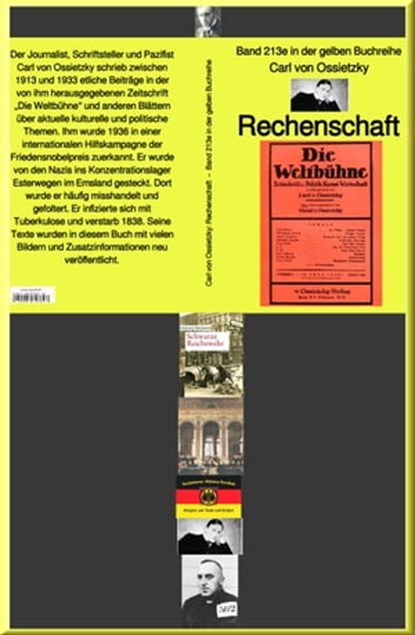 Rechenschaft – Teil 2 – Band 213e in der gelben Buchreihe – bei Jürgen Ruszkowski, Carl von Ossietzky - Ebook - 9783754989081