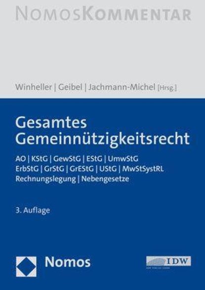 Gesamtes Gemeinnützigkeitsrecht, Stefan Winheller ; Stefan J. Geibel ; Monika Jachmann-Michel - Gebonden - 9783756003341