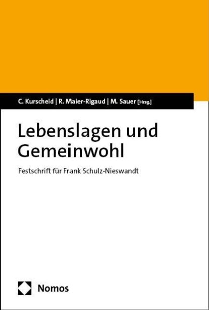 Lebenslagen und Gemeinwohl, Clarissa Kurscheid ; Remi Maier-Rigaud ; Michael Sauer - Paperback - 9783756006113