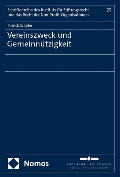 Vereinszweck und Gemeinnützigkeit, Patrick Schäfer - Paperback - 9783756016877