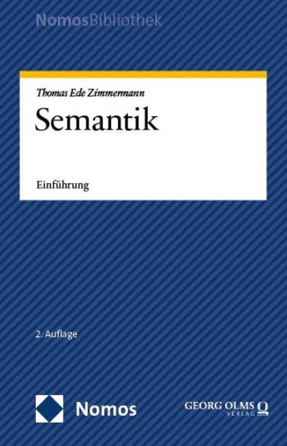 Semantik, Thomas Ede Zimmermann - Paperback - 9783756019472