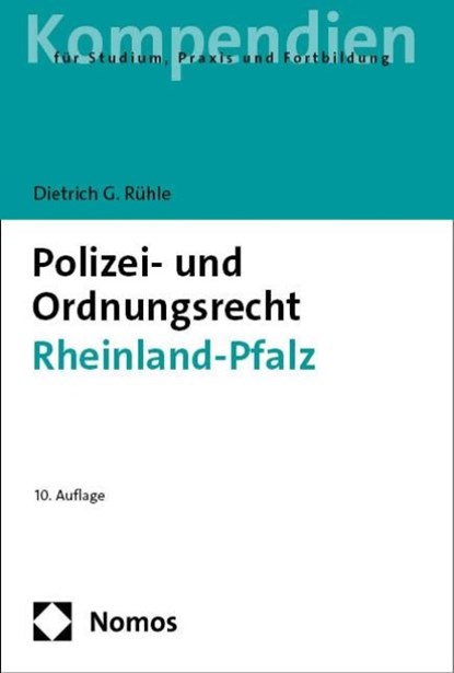 Polizei- und Ordnungsrecht Rheinland-Pfalz, Dietrich G. Rühle - Paperback - 9783756023646