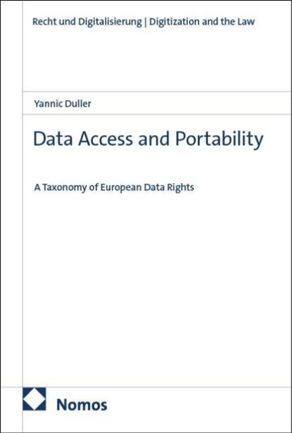 Data Access and Portability, Yannic Duller - Paperback - 9783756033195